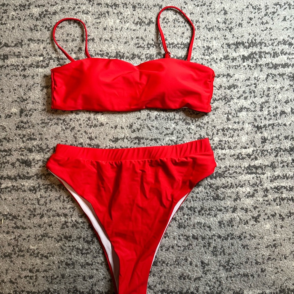 Red Bikini Set